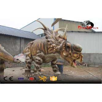 Exhibición exterior animatrónica de simulación de dinosaurios de tamaño real