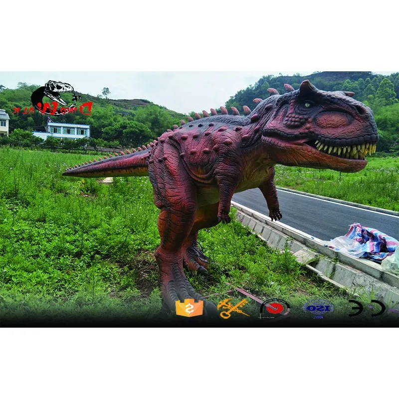 proyecto parque de atracciones realista animatrónico Carnotaurus
