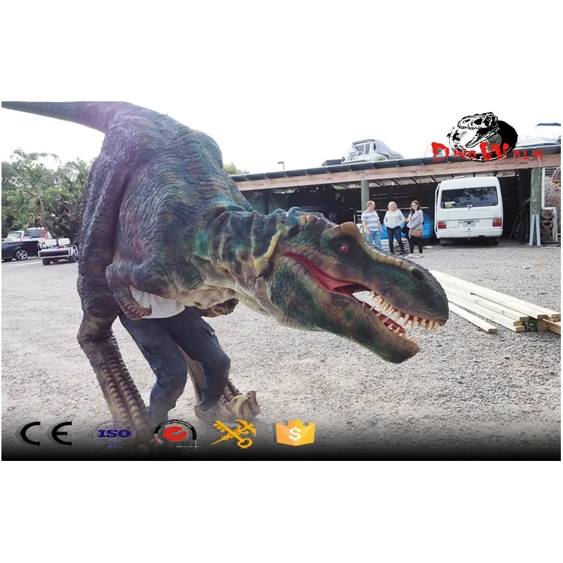 Disfraz de dinosaurio animatronic para show