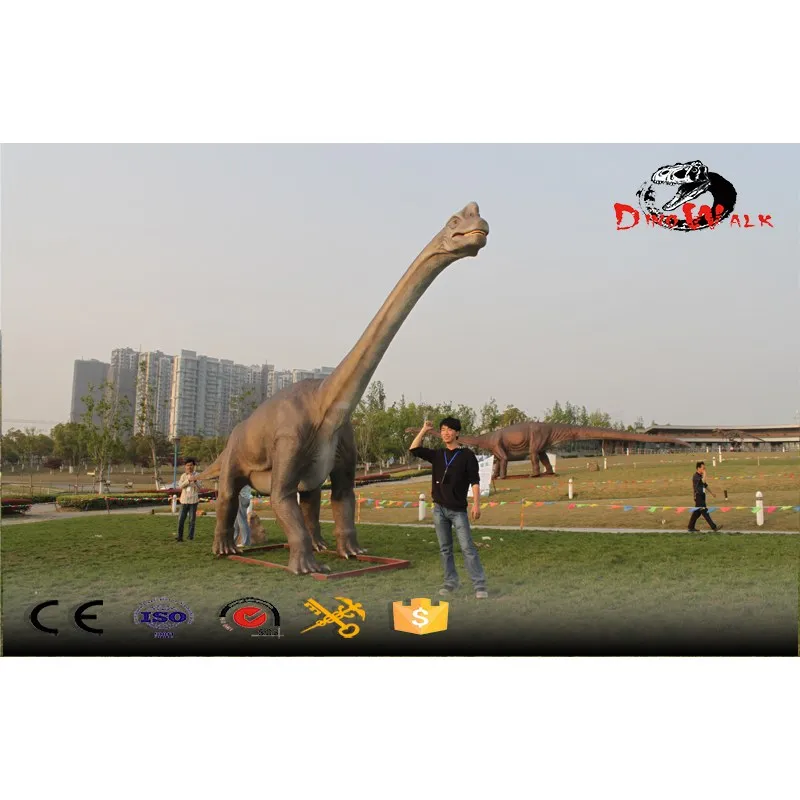 dinosaurio grande animatrónico de suministro directo de fábrica atractivo al aire libre