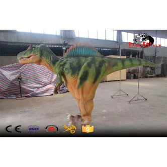 Disfraz animatrónico de dinosaurio Spinosaurus con piernas ocultas