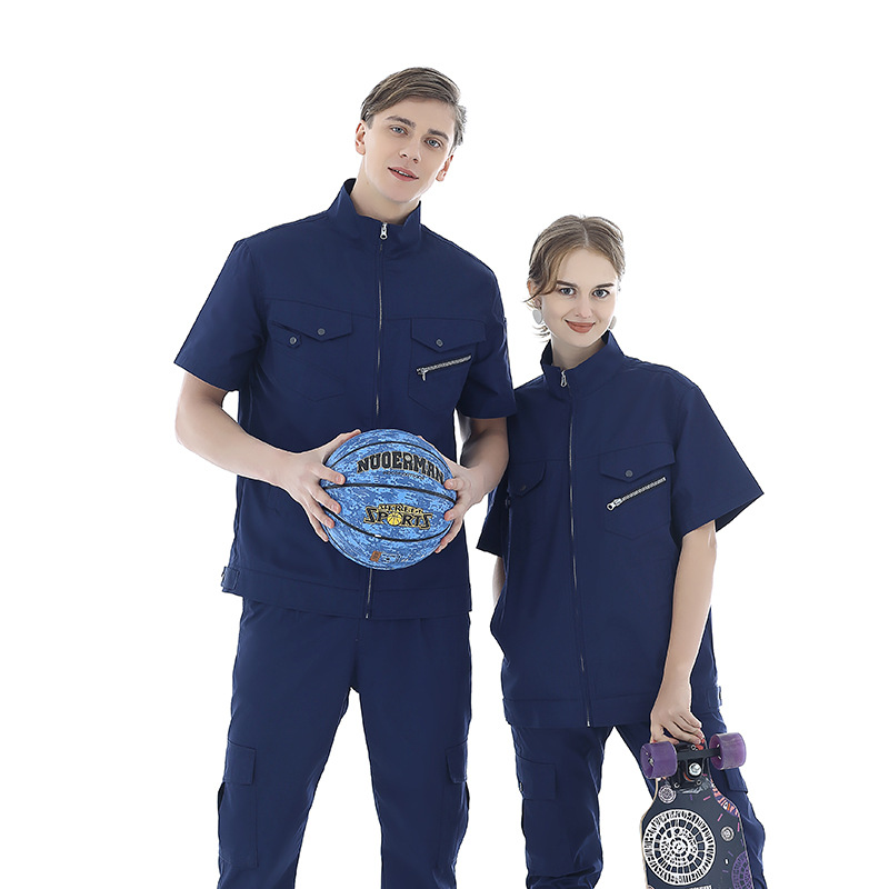 Sweat-Wicking Durable Short Sleeve Work Uniform