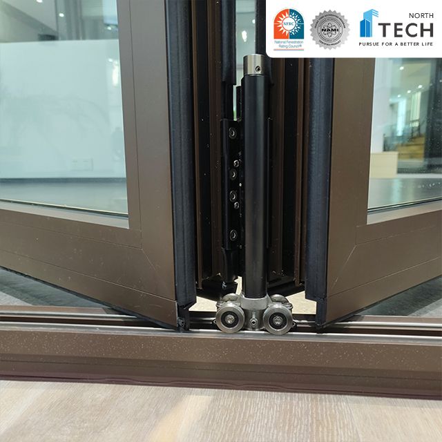 Efficient Aluminum Folding Doors - Superior Insulation, Soundproofing, and Space-Saving Design