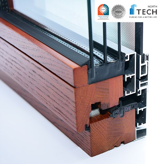 Premium Aluminum-Clad Wood Sliding Windows - Unmatched Insulation and Soundproofing in a System Window Solution