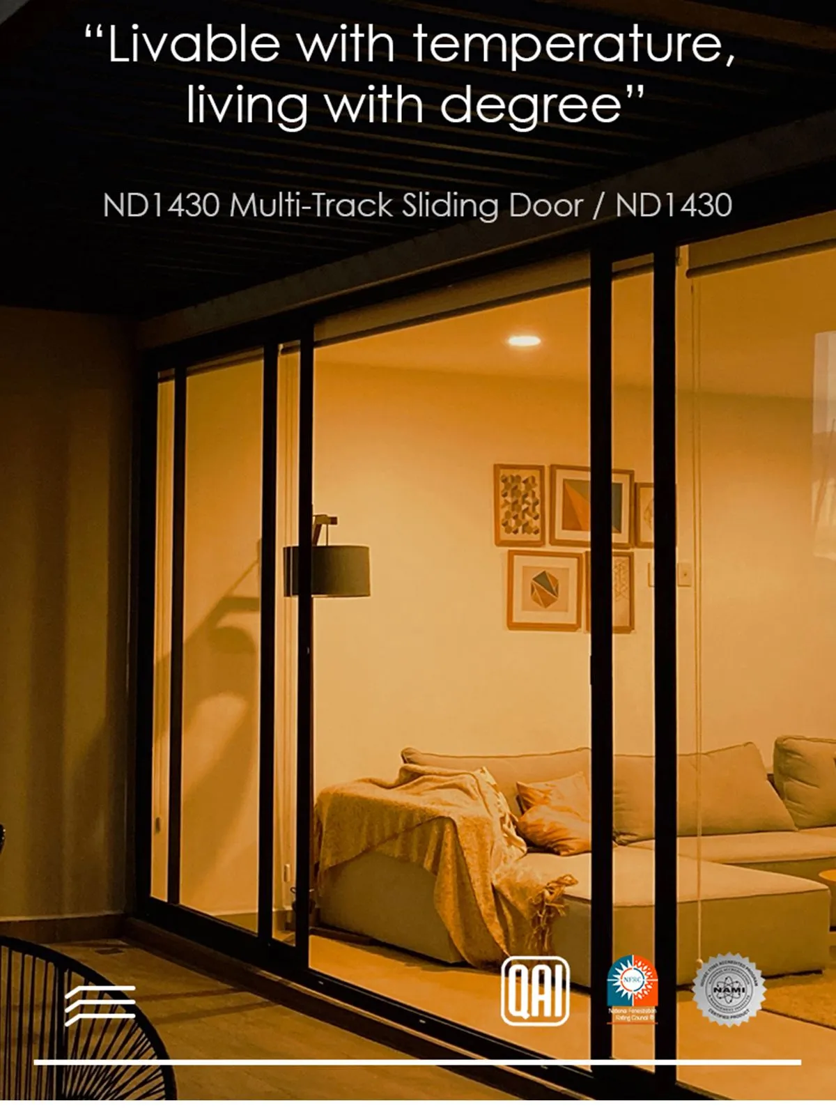 Stylish Multi-Track Sliding doors - Beauty and Space Efficiency Combined