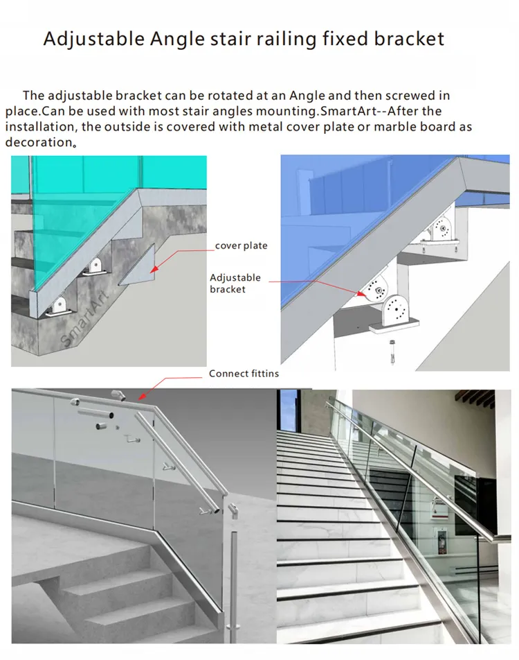 Base Shoe Glass Railing