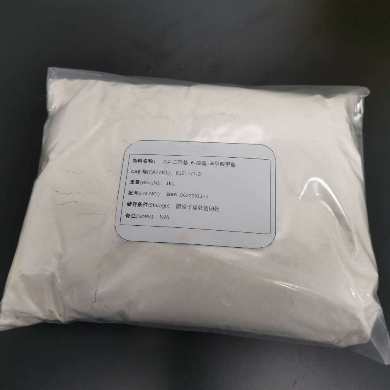 Benzoic acid, 2-heptyl-4,6-dihydroxy-, methyl ester cas 6121-77-3