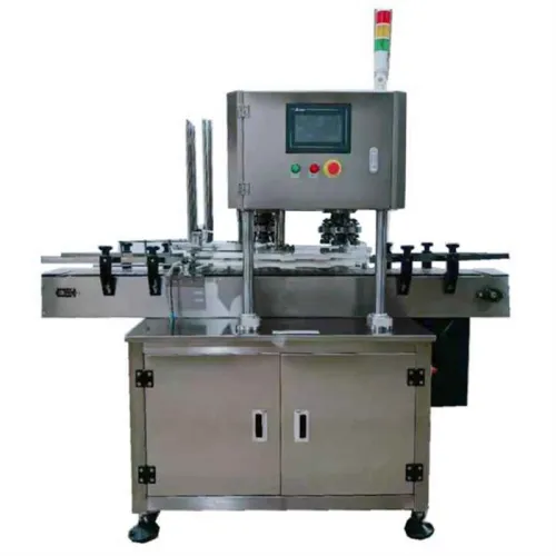 Automatic two head servo can seaming machine