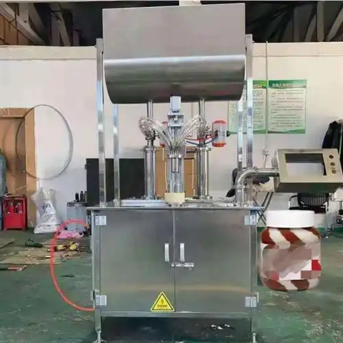 Two color chocolate spread filling machine