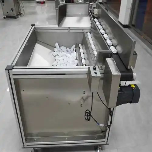 Automatic push rod type bottle feeding machine