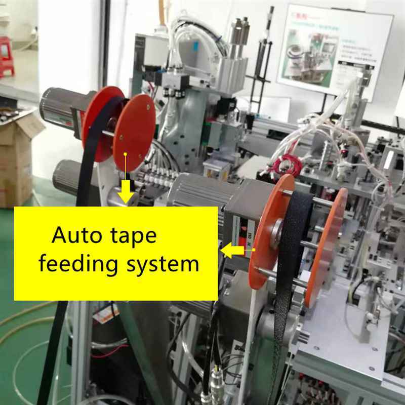 Automatic Velcro tape buckling splicing machine