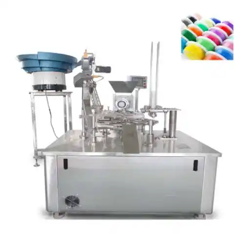 Automatic putty slime filling capping machine