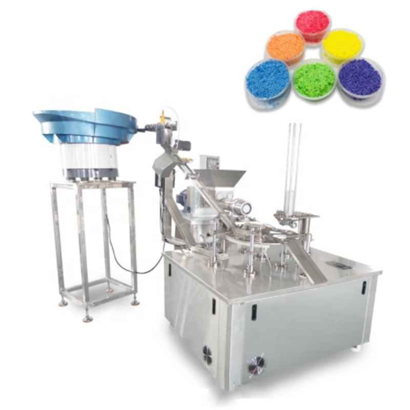 Automatic putty slime filling capping machine