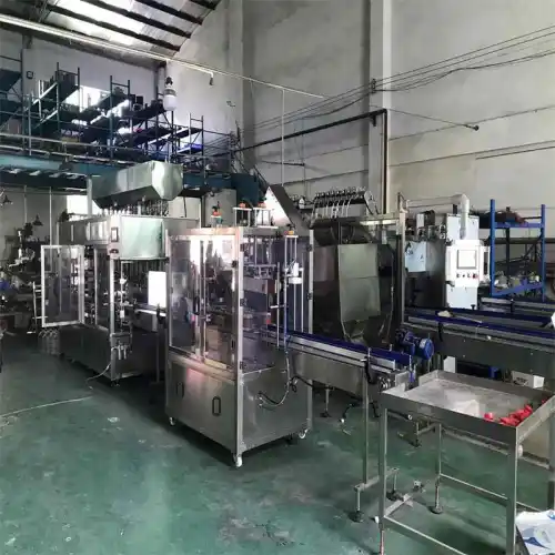 Automatic 8 head edible oil fill line