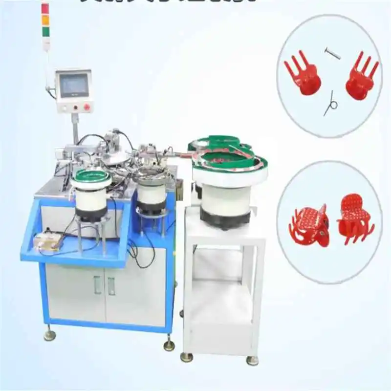 Automatic kids hair pin assembly machine