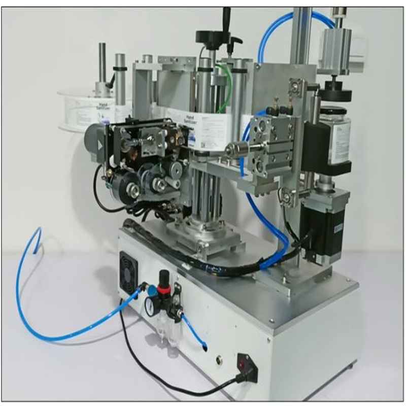 Tabletop vertical labeling machine