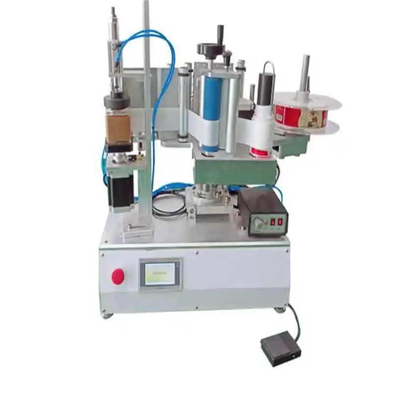 Tabletop vertical labeling machine