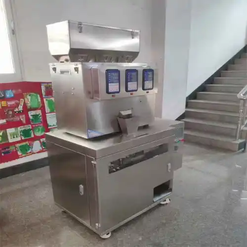 Small scale premade pouch filling sealing machine