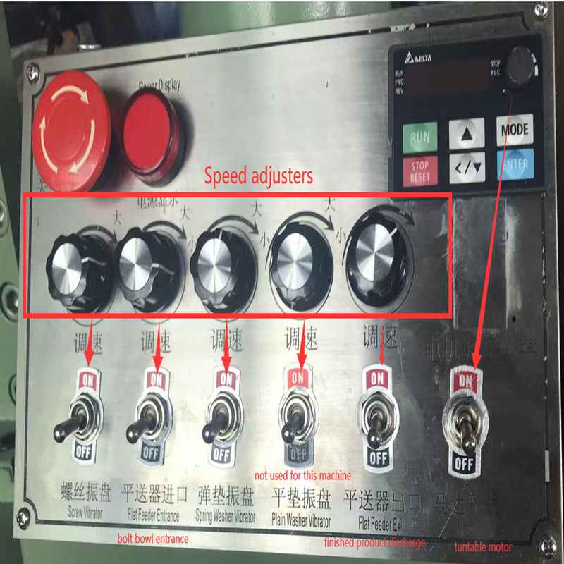 Bolt washer assembly machine