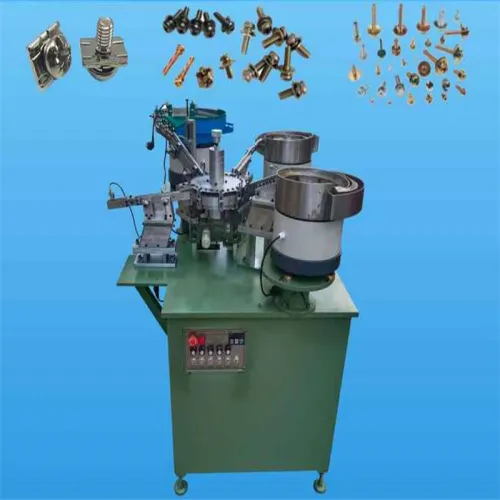 Horizontal screw gasket assembly machine