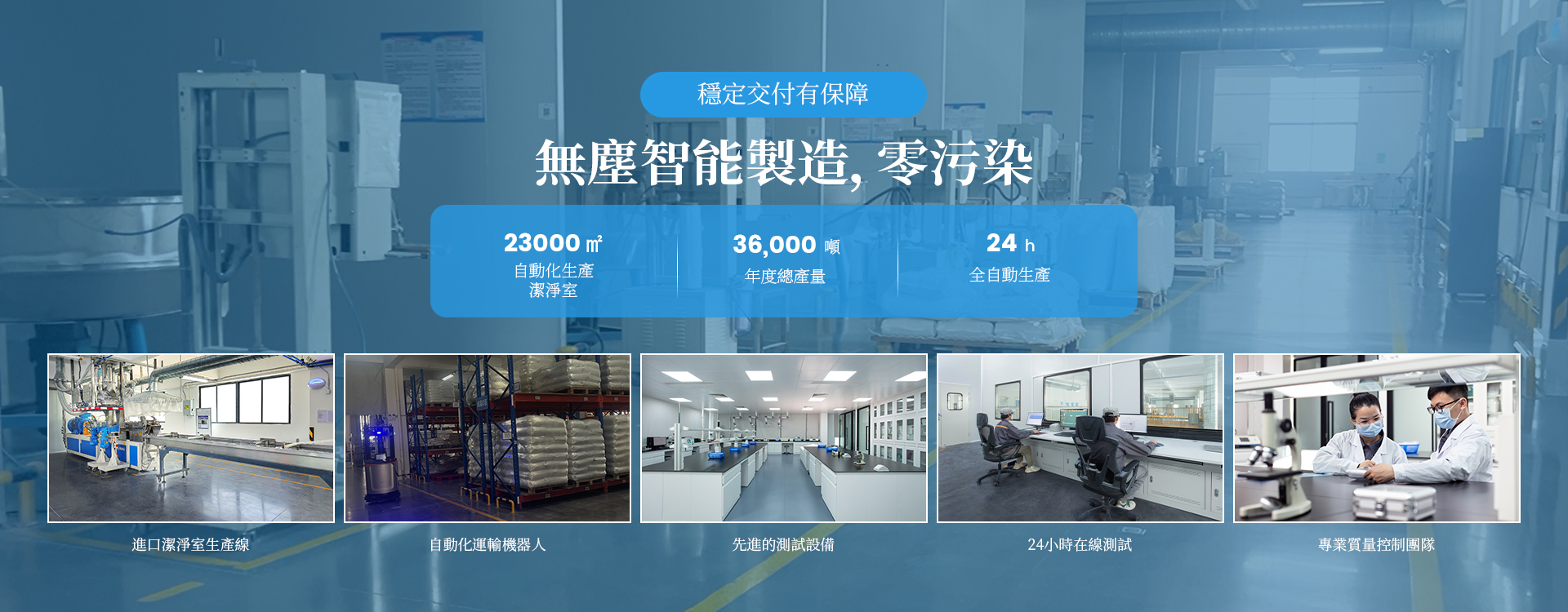 無塵智慧製造，零污染