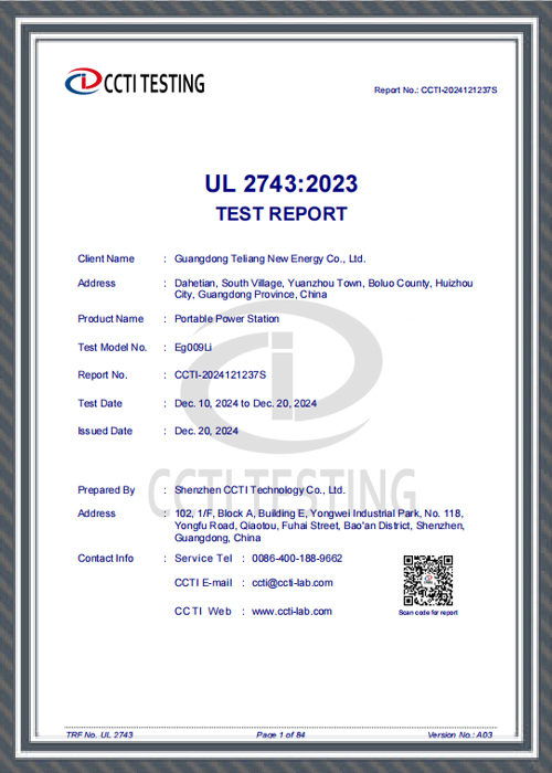 Teliang Energy Storage Power Supplies for Reliable Mobile Energy Needs