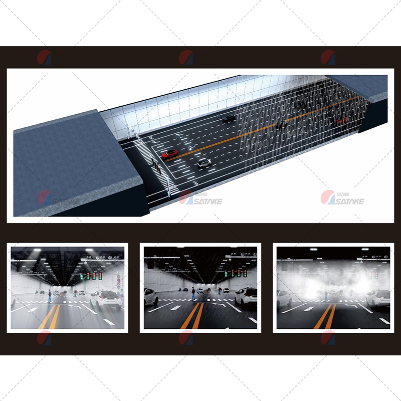 Intelligent Connected Vehicle Test Tunnel with Climatic Simulation