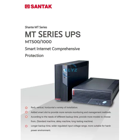 SANTAK MT Series Line Interactive ups Power Supply