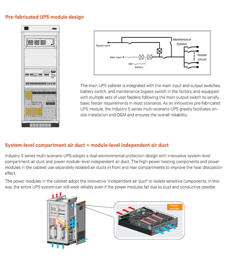 Vertiv Liebert Industry S series multi scenario UPS systems