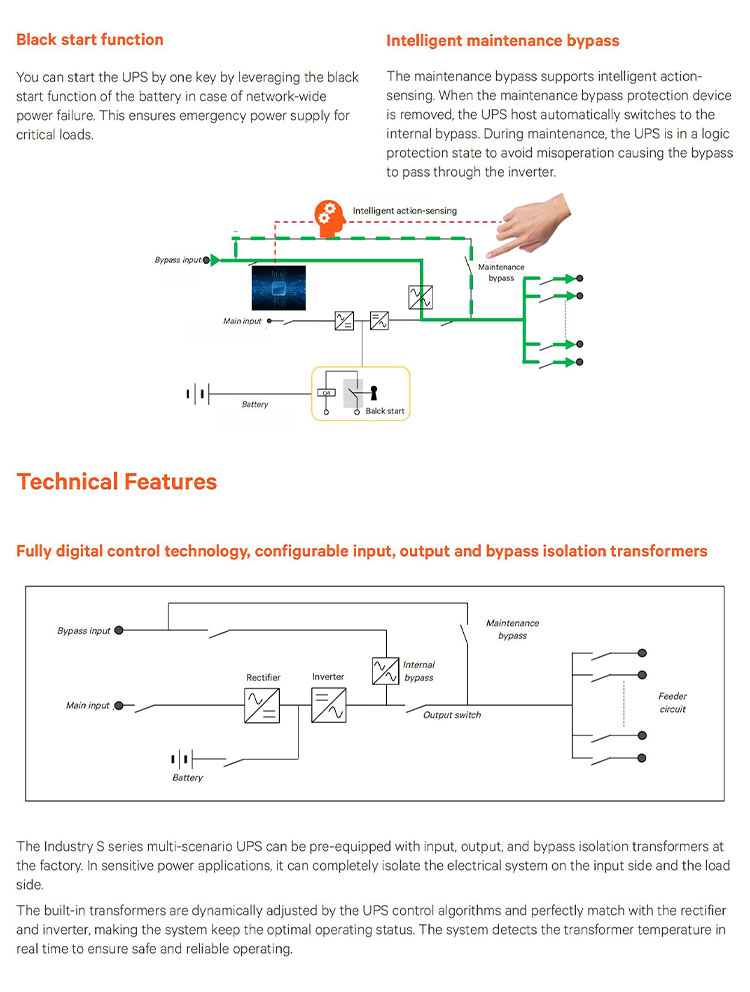Vertiv Liebert Industry S series multi scenario UPS systems