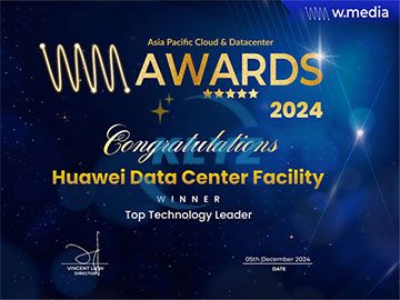 Huawei Data Center Energy Wins “W.Media 2025 Technology Leader Award” to Strengthen Asia-Pacific Data Center Leadership