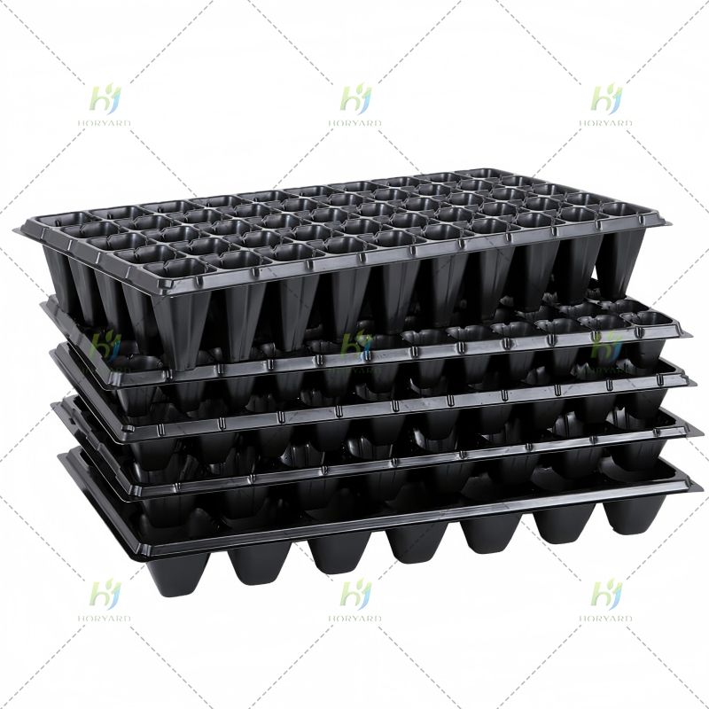 Robuste 50-zellige Saatschalen für Gemüse und Blumen 
