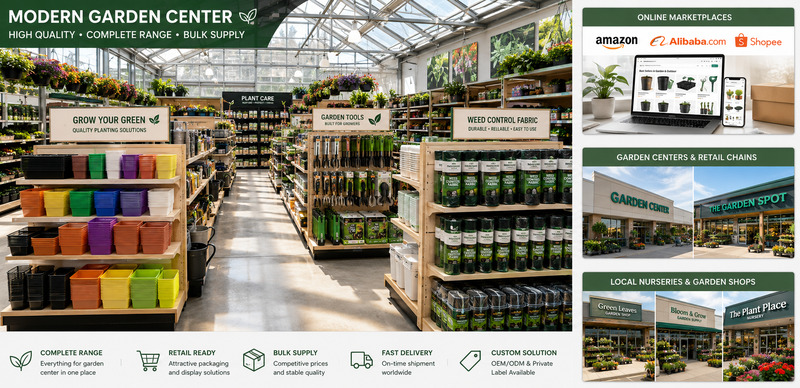 Gartencenter- und Einzelhandelsversorgungslösungen