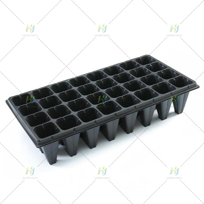 32-Zellen-Tiefloch-Anzuchttablett für Gartengemüse, Blumenzucht-Sämlingstabletts