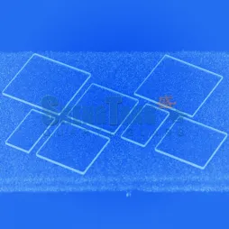 JGS2 Square Optical Quartz Glass Plate 1-2.5mm