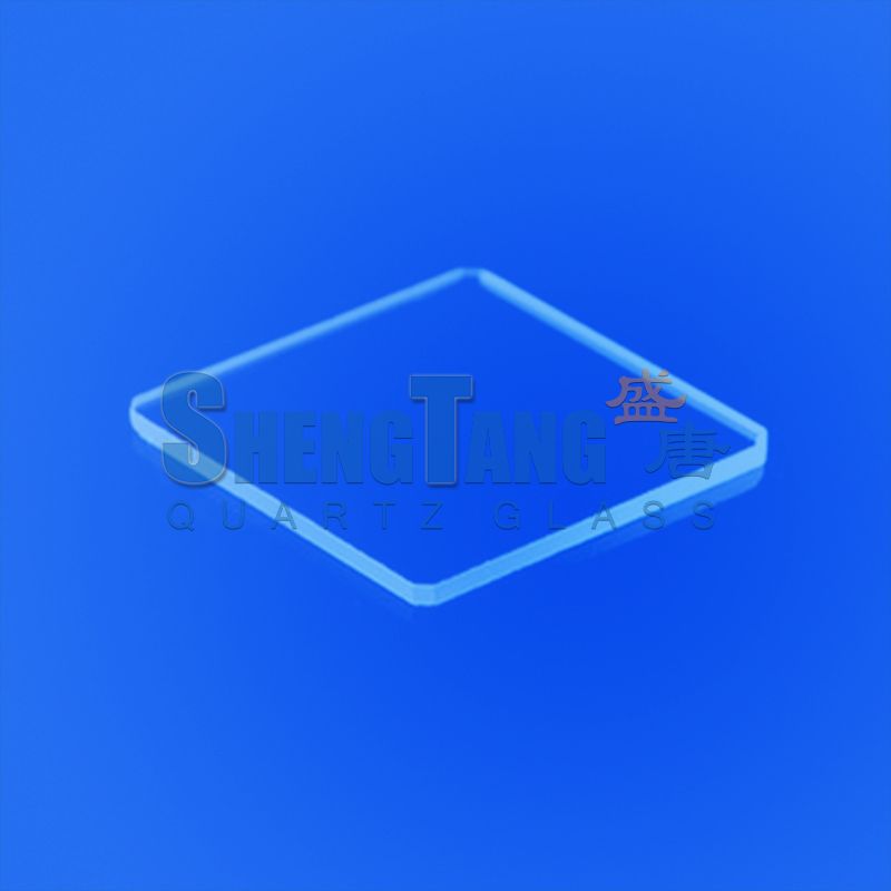 JGS1 square UV quartz glass sheet 11.5mm 2002500nm