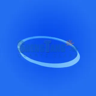 JGS1 oval UV quartz plate 2mm thick can be customized