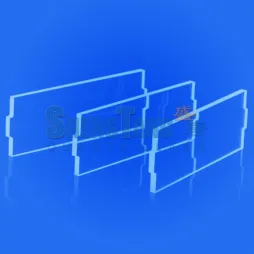 Customized high-transmittance special-shaped quartz glass plate 2-3mm