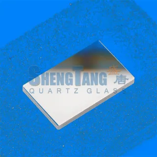 Quartz glass coated plate reflector