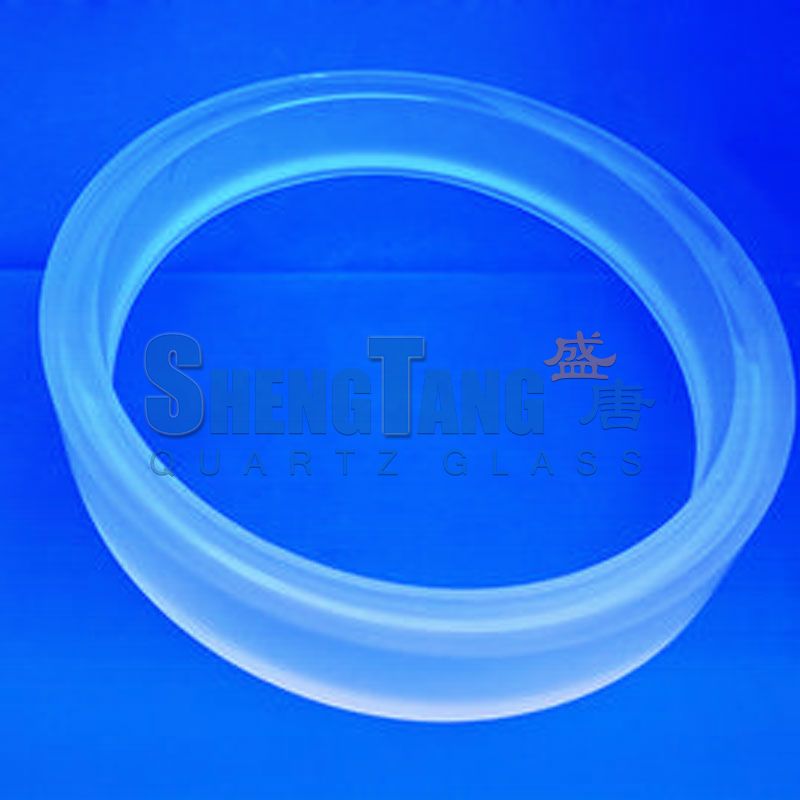 Clear Fused Quartz Tube Semiconductor Synthetic Fused Silica Flange