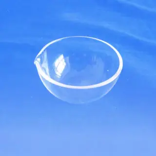 Quartz Glass Crucible  Evaporate Sio2 Clear Lab 1850℃