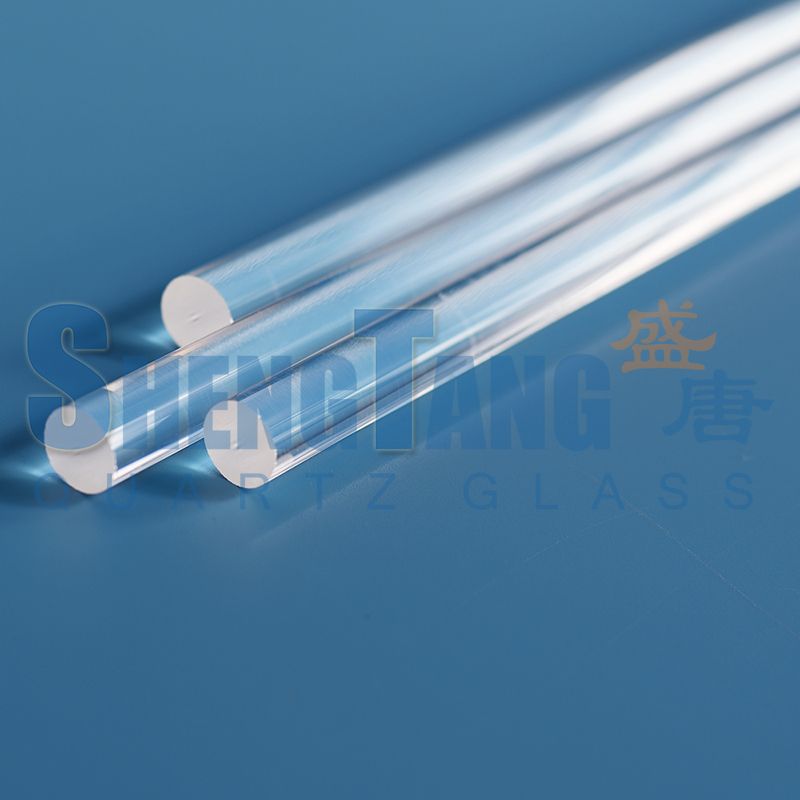Clear Fused Quartz Glass Rod