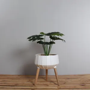 Stoneware Planters With Stands WR17BS