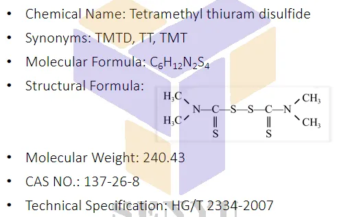 Rubber Accelerator TMTD(TT)