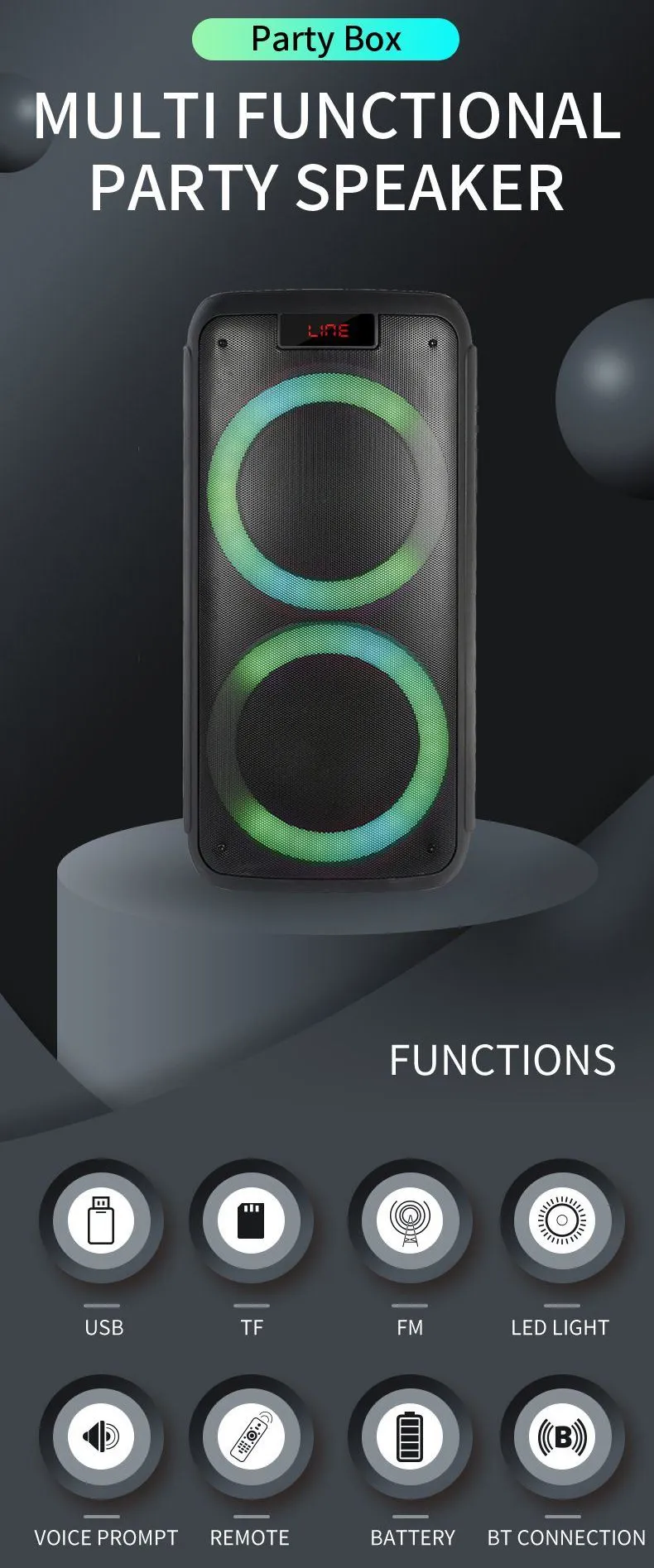 house party bluetooth speaker