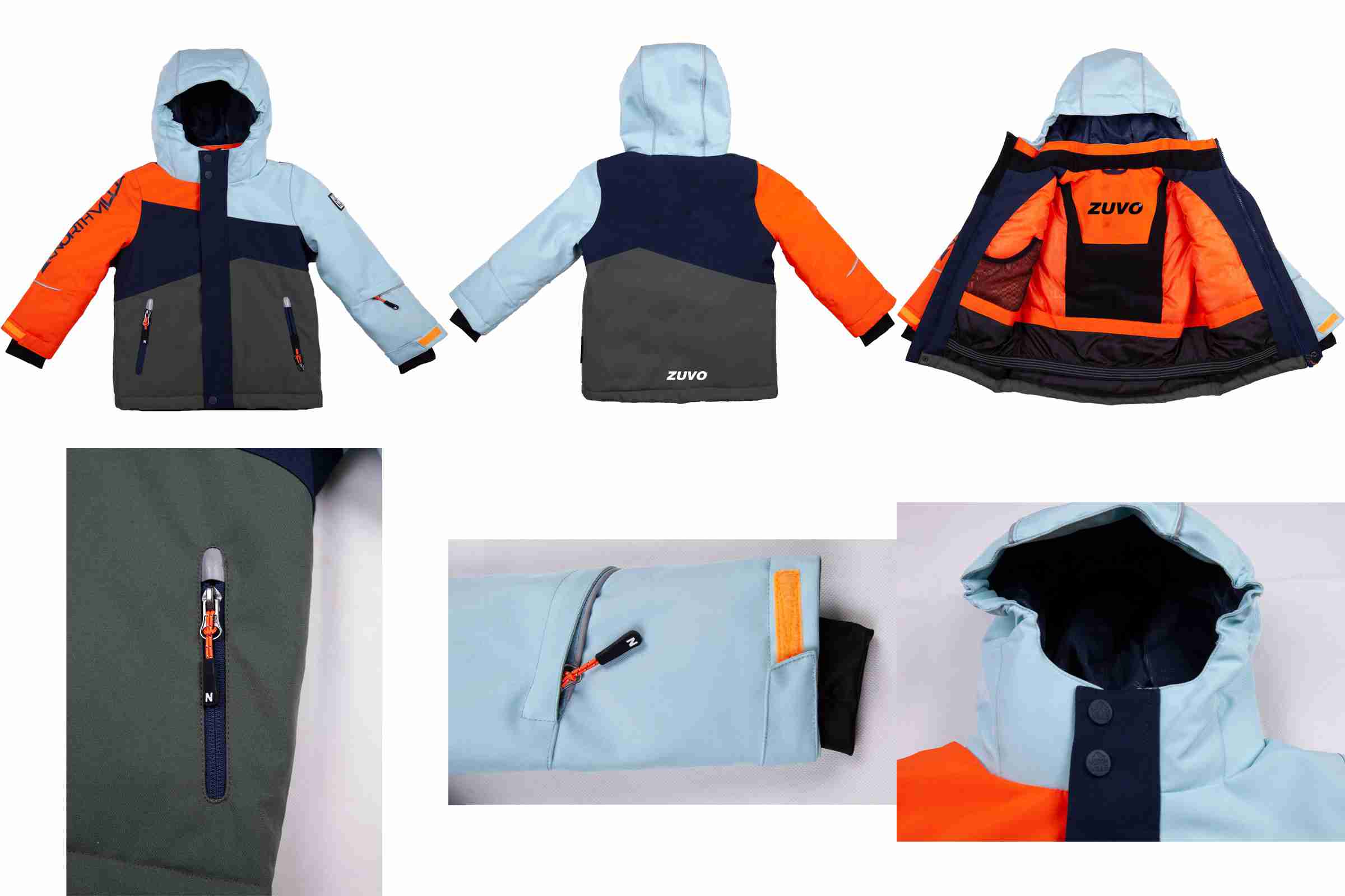 Waterproof boy ski  jacket