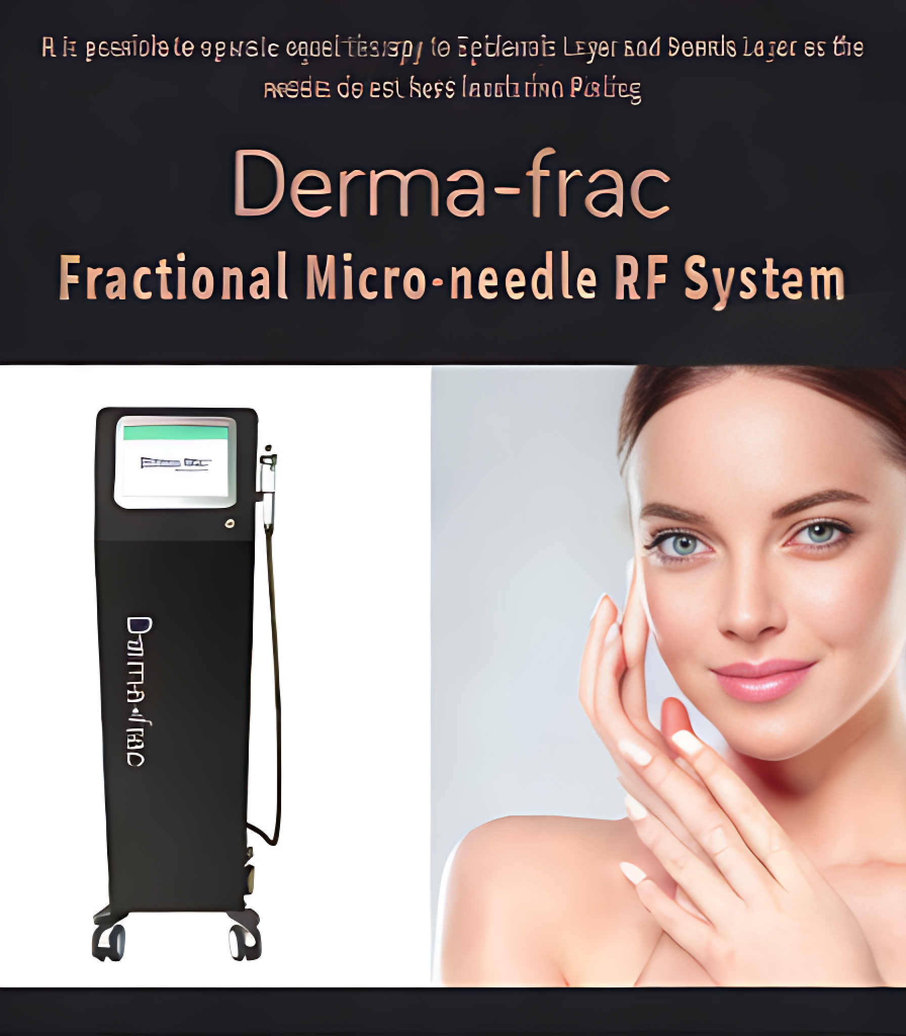 Vertical RF Microneedling Machine