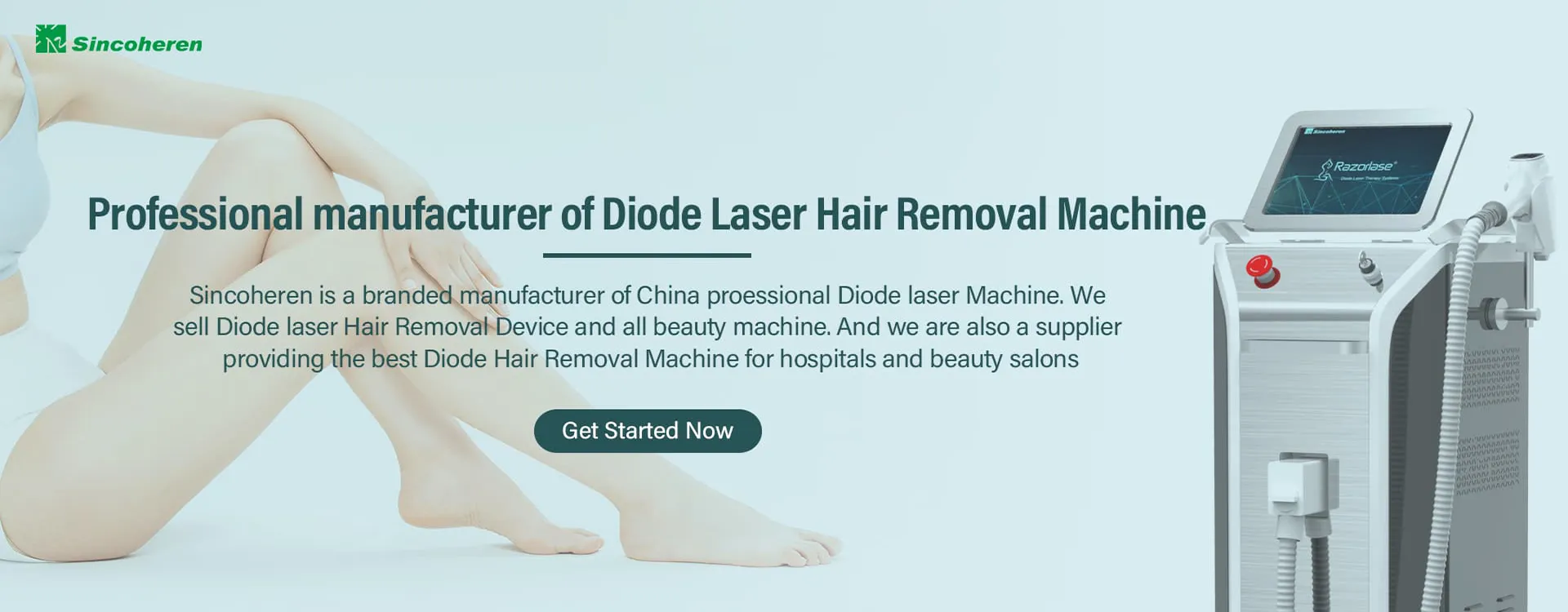 755nm/808nm/1064nm diode laser hair removal machine