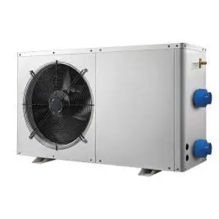 The heat pump should be able to heat the water by approx. 0.20 - 0.25 degrees per hour.