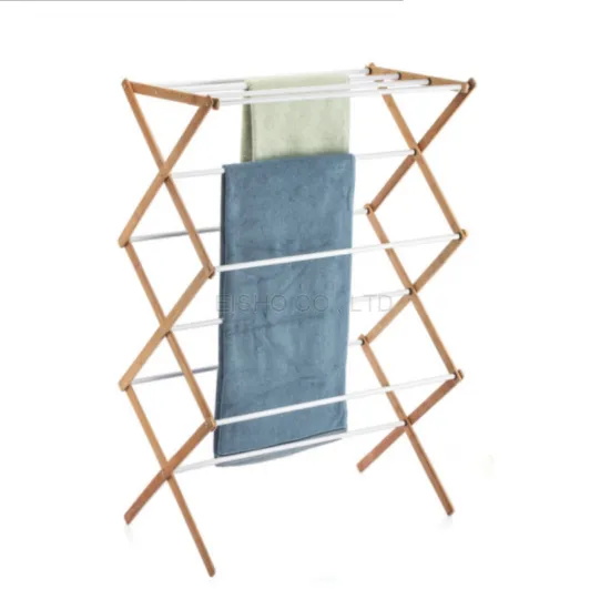 Collapsible Bamboo Clothes Dryer